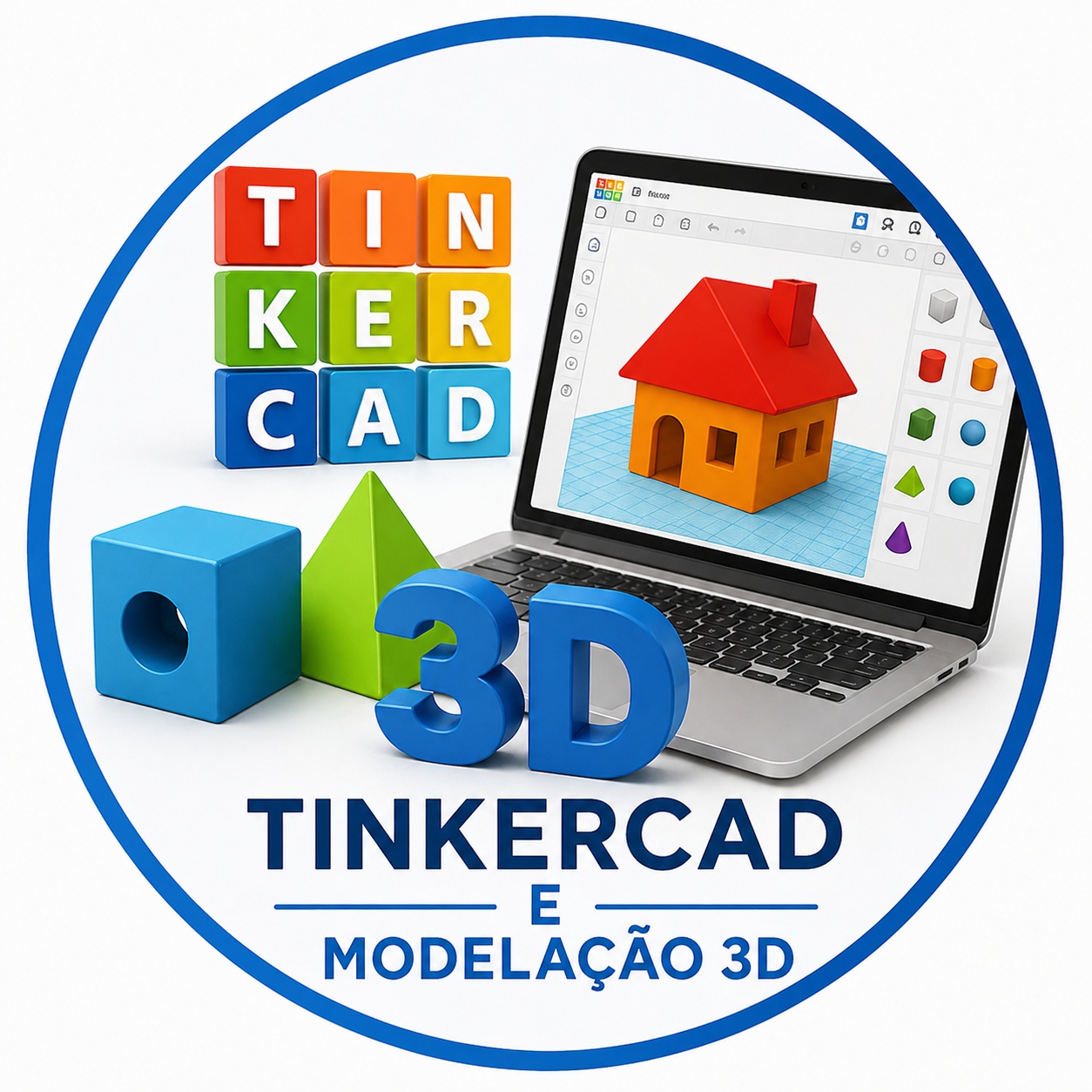 Introdução ao Tinkercad e à Modelação 3D em Contexto Escolar - 1.ª edição